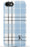Blue Plaid Initial iPhone Case