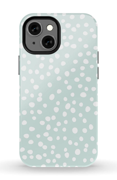 Mint Dots iPhone Case