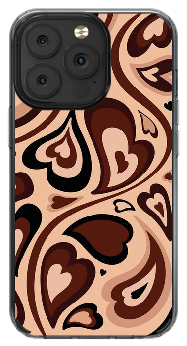 Chocolate Melting Hearts Phone Case