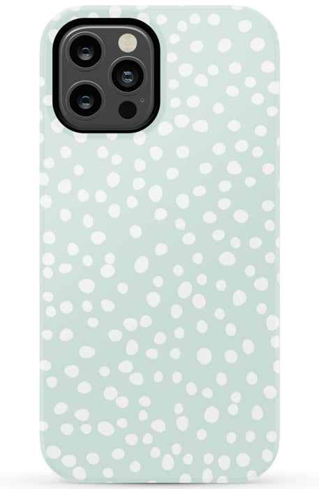 Mint Dots iPhone Case