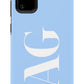BABY BLUE Monogram Phone Case