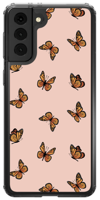Peach Butterfly Phone Case