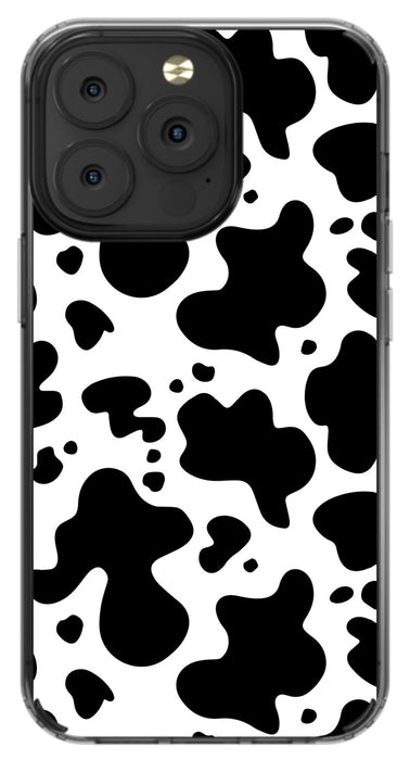 Black Cow Print Phone Case