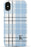 Blue Plaid Initial iPhone Case