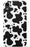 Black Cow Print iPhone Case