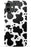 Black Cow Print iPhone Case