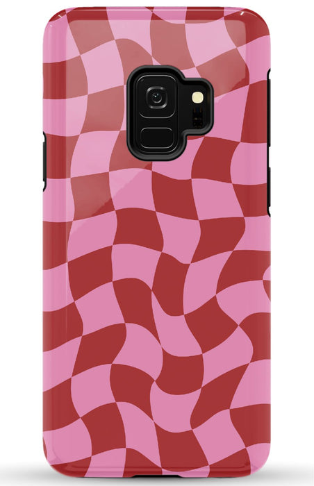 Trippy Checkers Samsung Phone Case