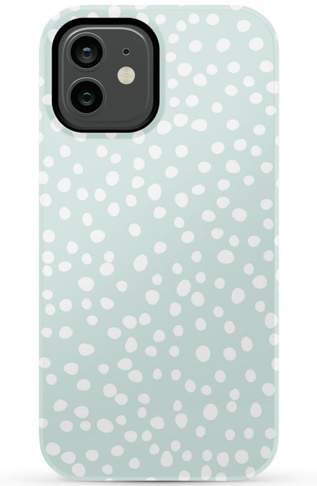 Mint Dots iPhone Case