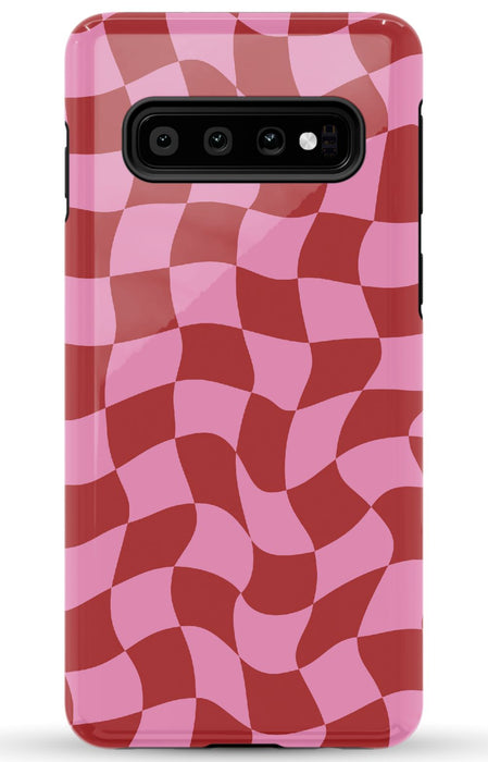 Trippy Checkers Samsung Phone Case