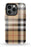 Tan Plaid iPhone Case