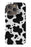 Black Cow Print iPhone Case