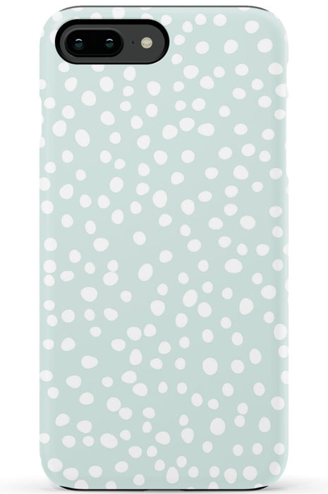 Mint Dots iPhone Case