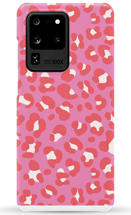 Pink and Red Leopard Samsung Phone Case