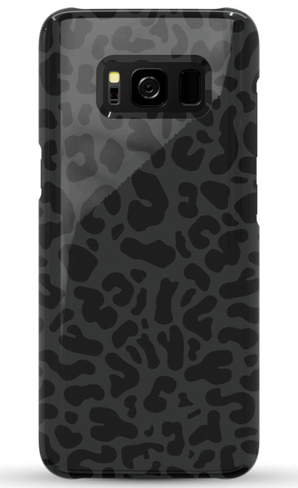 Black Leopard Print Samsung Phone Case