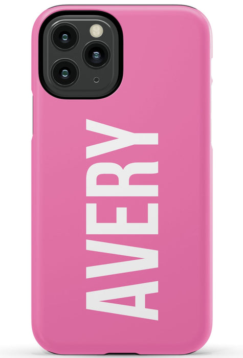 Large Name iPhone Case