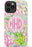 Pink Preppy Pineapple iPhone Case