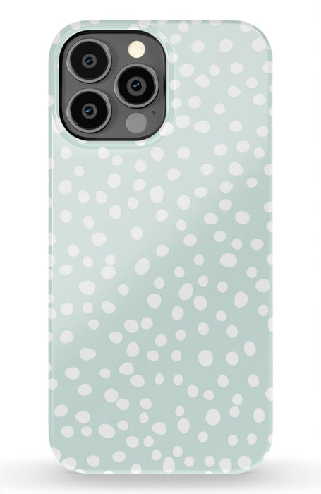 Mint Dots iPhone Case