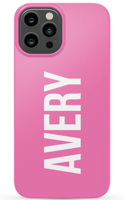 Large Name iPhone Case
