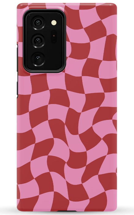 Trippy Checkers Samsung Phone Case