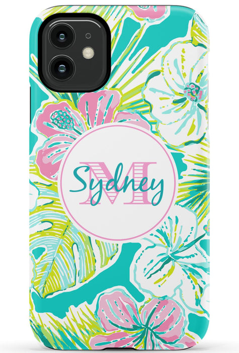 Preppy Monogram iPhone Case