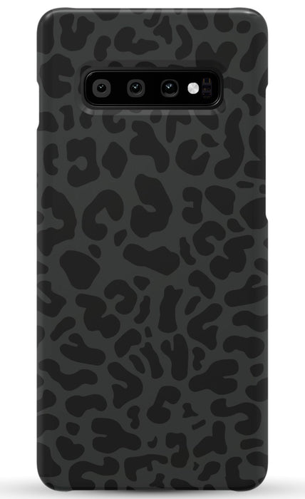 Black Leopard Print Samsung Phone Case