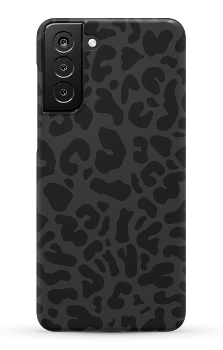 Black Leopard Print Samsung Phone Case