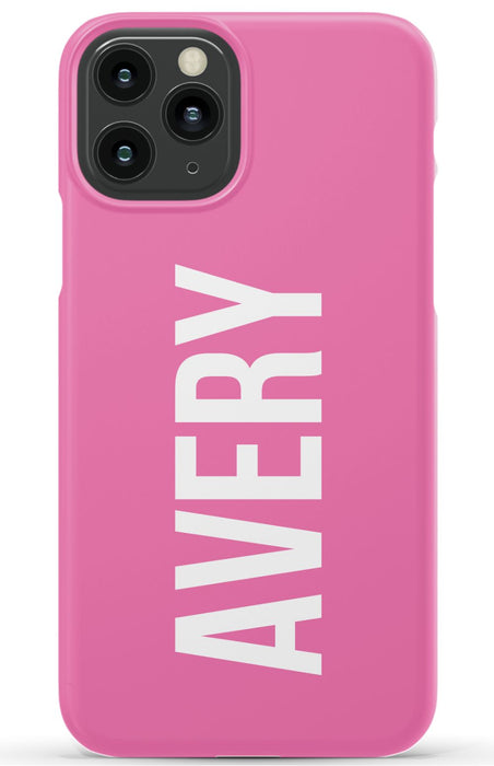 Large Name iPhone Case