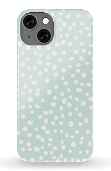 Mint Dots iPhone Case