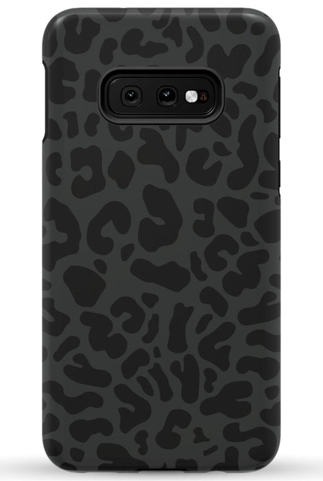 Black Leopard Print Samsung Phone Case