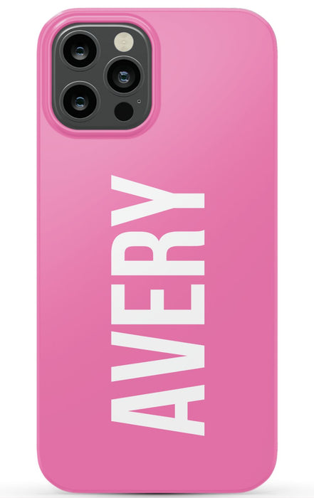 Large Name iPhone Case