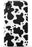 Black Cow Print iPhone Case