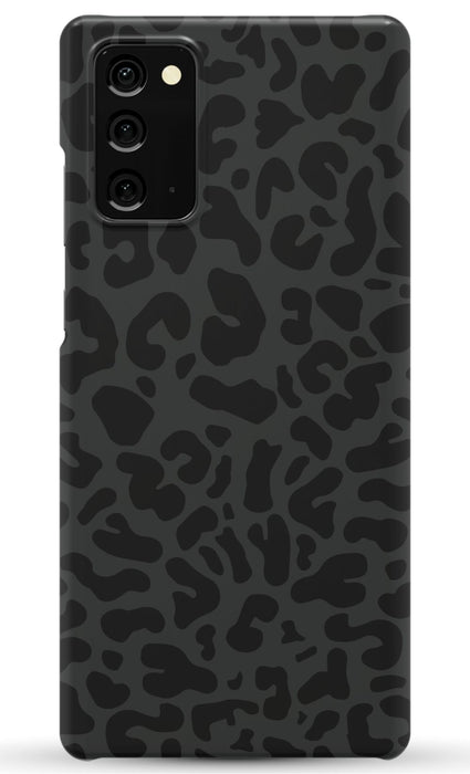 Black Leopard Print Samsung Phone Case