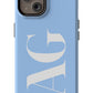 BABY BLUE Monogram Phone Case