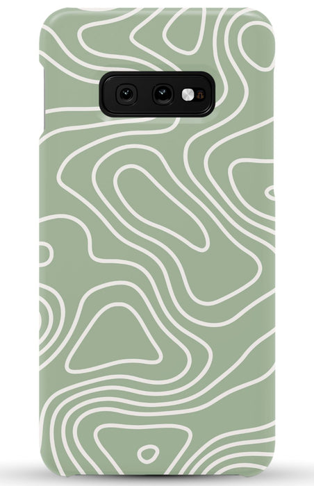Wavy Sage Samsung Phone Case