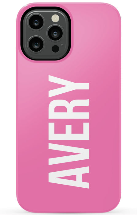 Large Name iPhone Case