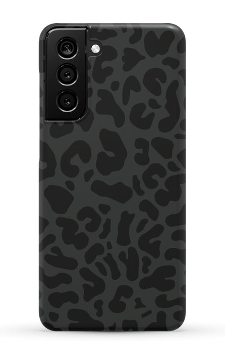 Black Leopard Print Samsung Phone Case