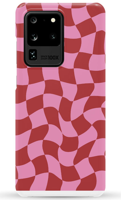 Trippy Checkers Samsung Phone Case