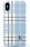 Blue Plaid Initial iPhone Case