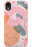 Peach Abstract iPhone Case