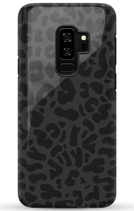 Black Leopard Print Samsung Phone Case