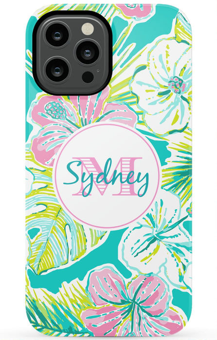 Preppy Monogram iPhone Case