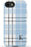 Blue Plaid Initial iPhone Case