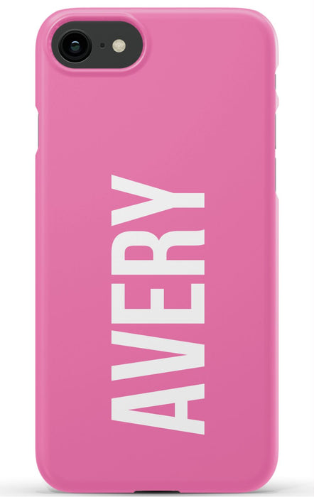 Large Name iPhone Case