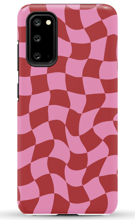 Trippy Checkers Samsung Phone Case
