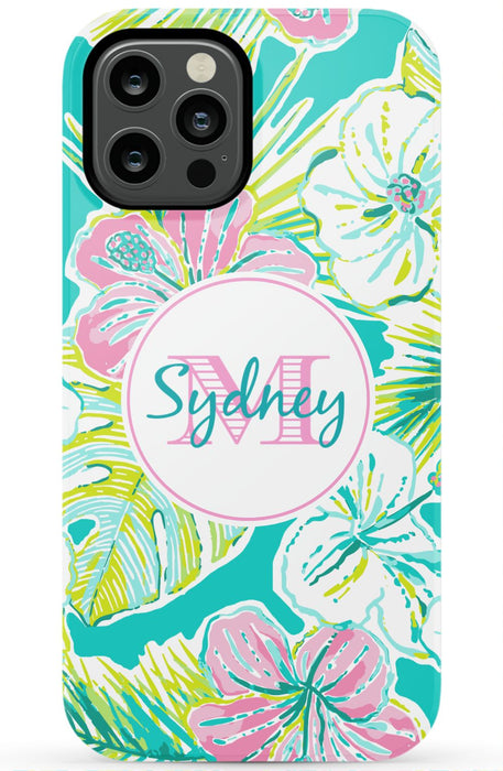 Preppy Monogram iPhone Case