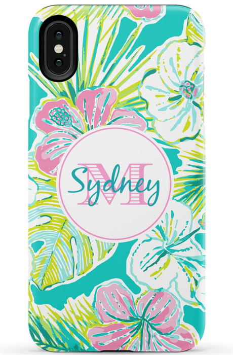 Preppy Monogram iPhone Case
