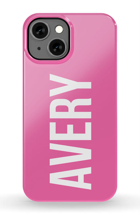 Large Name iPhone Case