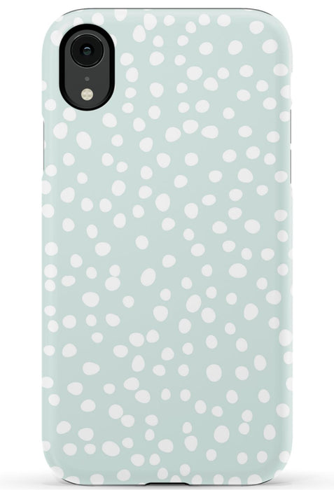 Mint Dots iPhone Case