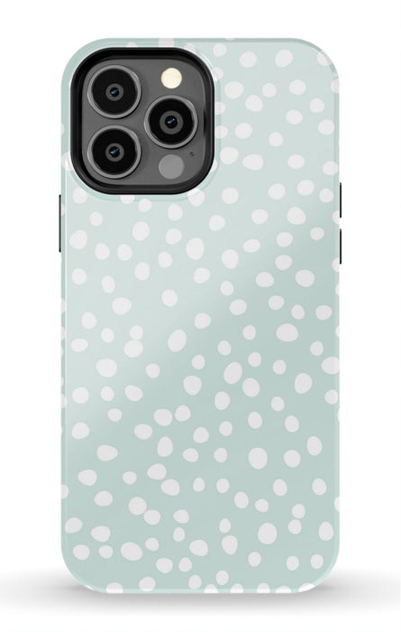 Mint Dots iPhone Case
