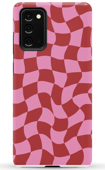 Trippy Checkers Samsung Phone Case